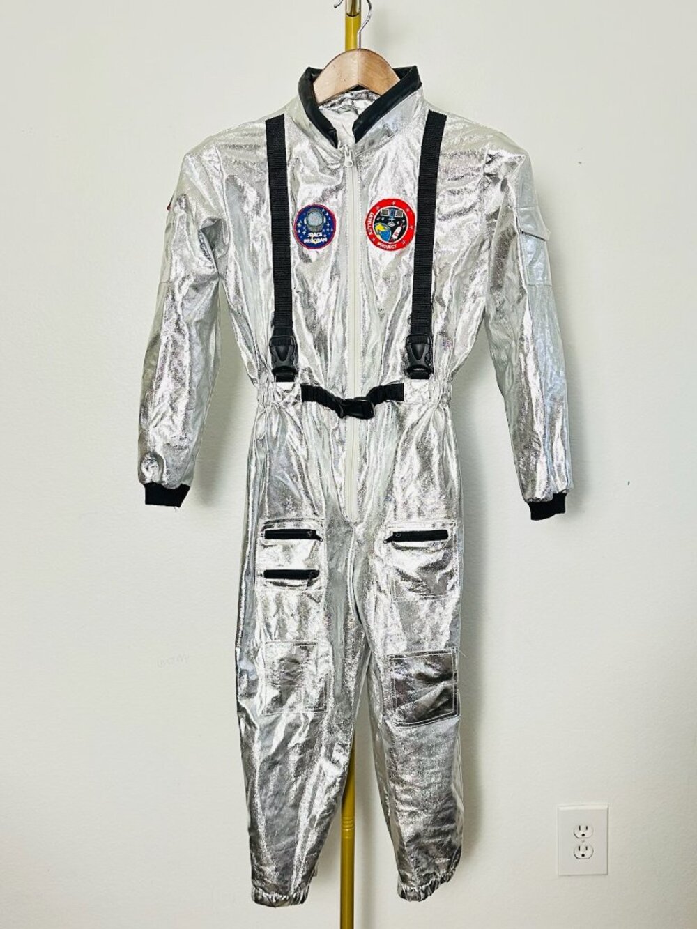 EraSpooky Kids Astronaut Spaceman Costume Halloween Space Suit Size M 38"
